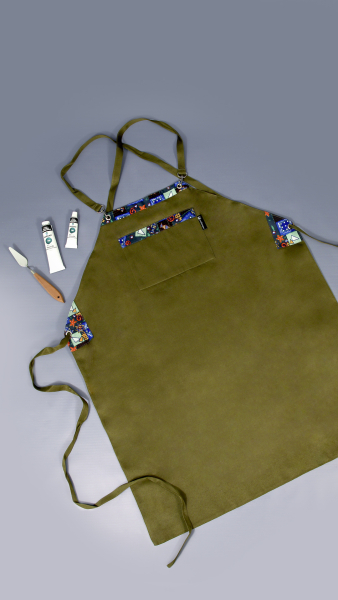 фартук художника_графика с люверсами