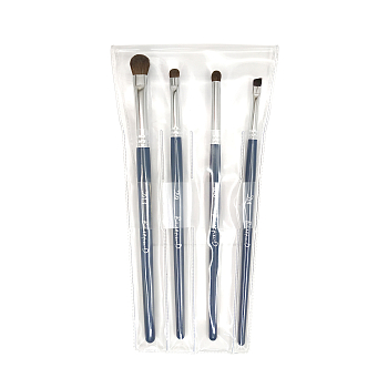 МД4 Набор из 4 кистей для макияжа, "Джинсовая коллекция"