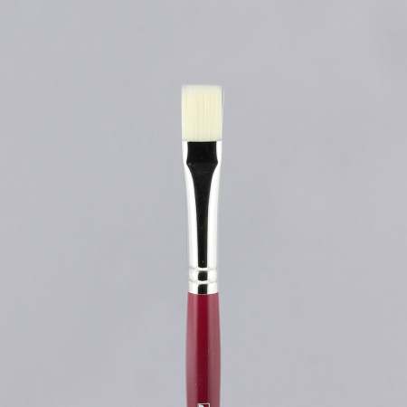 Кисть синтетика Имитация щетины плоская №12