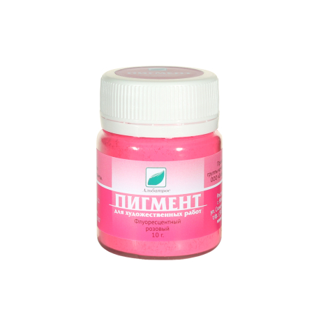 Пигмент флуоресцентный, розовый 10 г