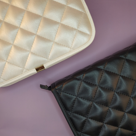 Пенал для кистей Artkisti, 23х15,5 см, экокожа, жемчужный