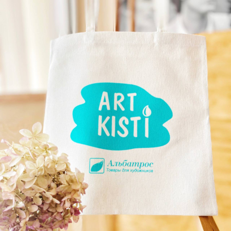 Шопер хлопковый Artkisti, 35х37 см