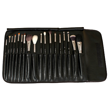 М182-2 Набор из 18 кистей для макияжа в футляре  М182-2 Набор из 18 кистей для макияжа в футляре