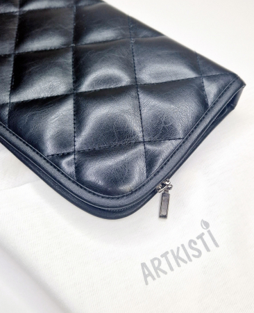 Пенал для кистей Artkisti, 34х15,5 см, экокожа, черный	