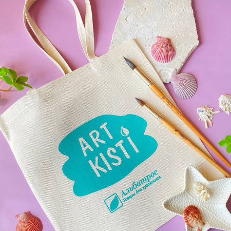 Шопер хлопковый Artkisti, 35х37 см