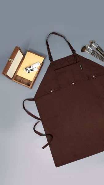 фартук художницы шоколад фартук художницы шоколад