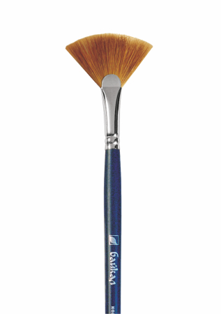 Кисть серии "Байкал" из волоса колонка, веерная, №06