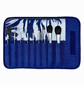 МД9  Набор из 9 кистей для макияжа, "Джинсовая коллекция"