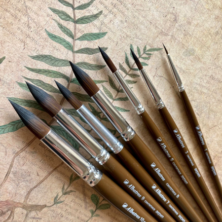 Кисть серии "Художник" из синтетики, круглая №3