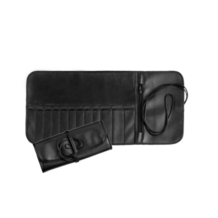 Ф124 Футляр для 12 кистей с карманом и завязками